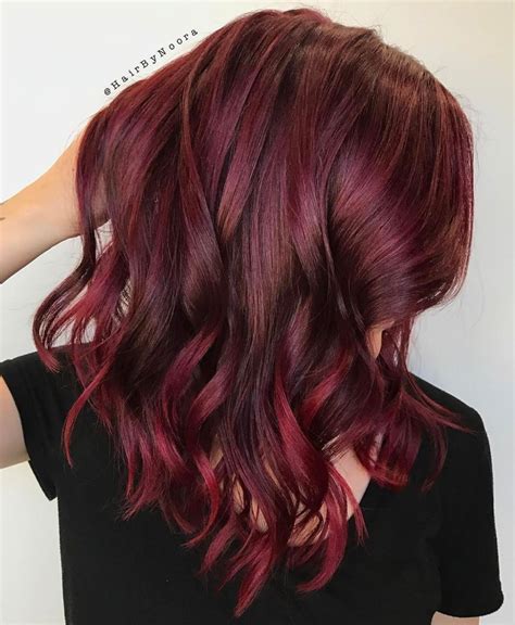 burgundy hair colors